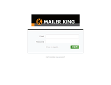 Tablet Screenshot of email.mailerking.com