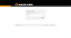 Desktop Screenshot of mailerking.com